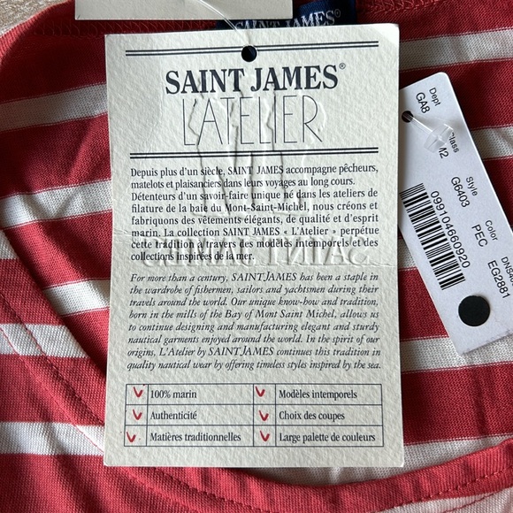 Saint James® for J.Crew Tank Top NWT - Picture 6 of 8